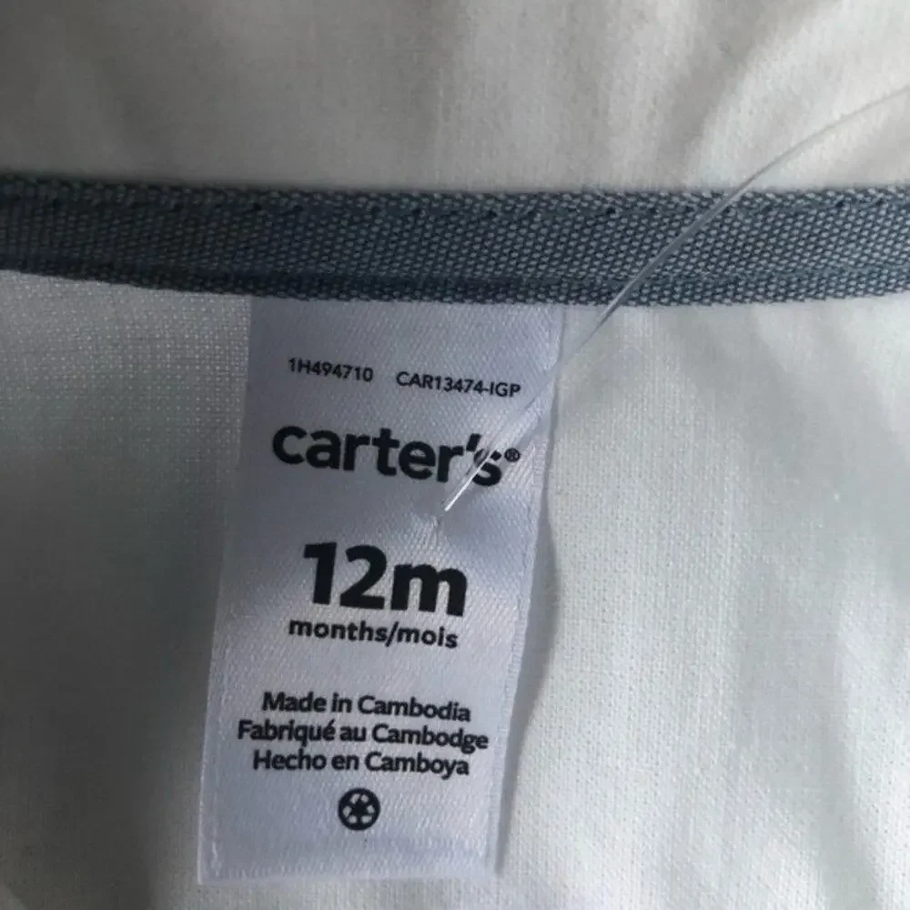 Carter’s Baby Boy’s One Piece Sz 12M